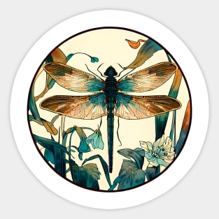 Dragonfly Blues Sticker